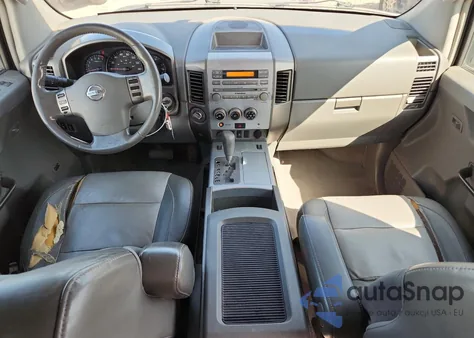 2005 Nissan Titan Xe z USA, uszkodzony, nr VIN 1N6AA07B95N565671